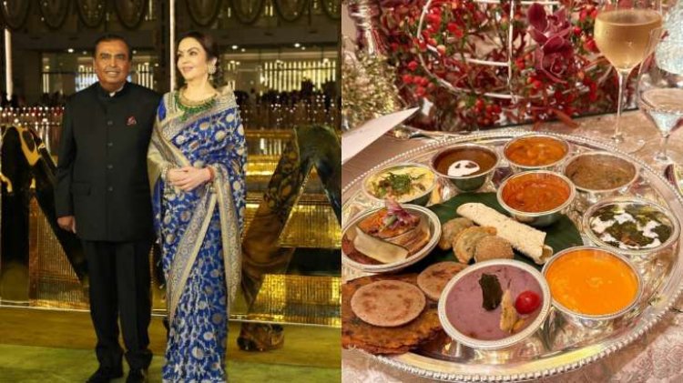Get a glimpse of the NMACC launch event, where the menu featured food items served with Rs. 500 notes